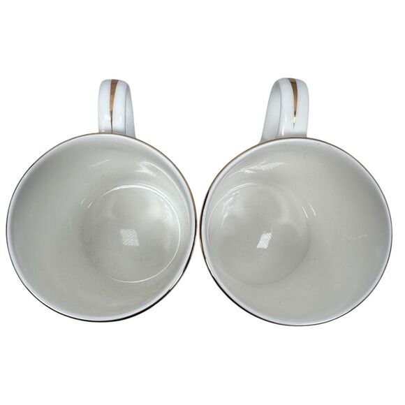 Yvonne Ellen Leopard Parrots Coffee Mugs White Animal Print Birds Lot of 2 Cups - Picture 6 of 9